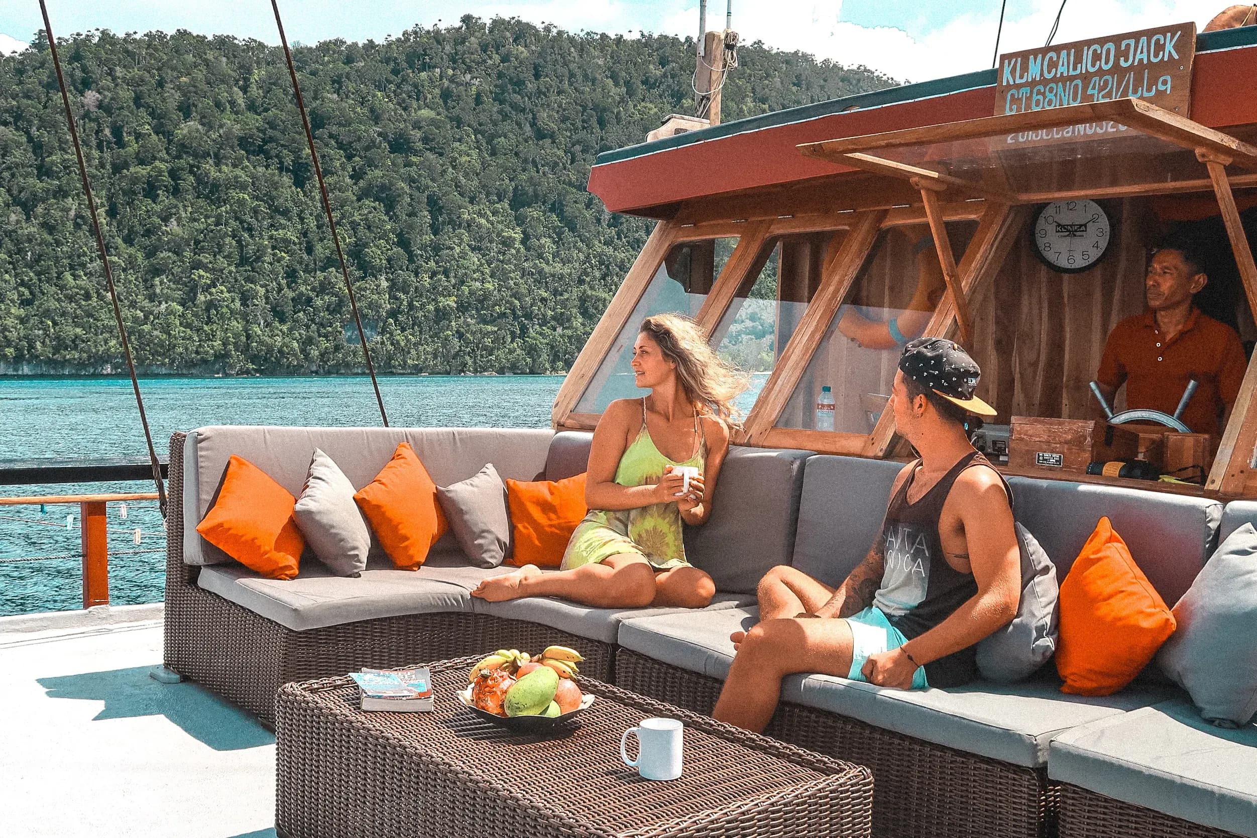Calico Jack Guests Relaxing