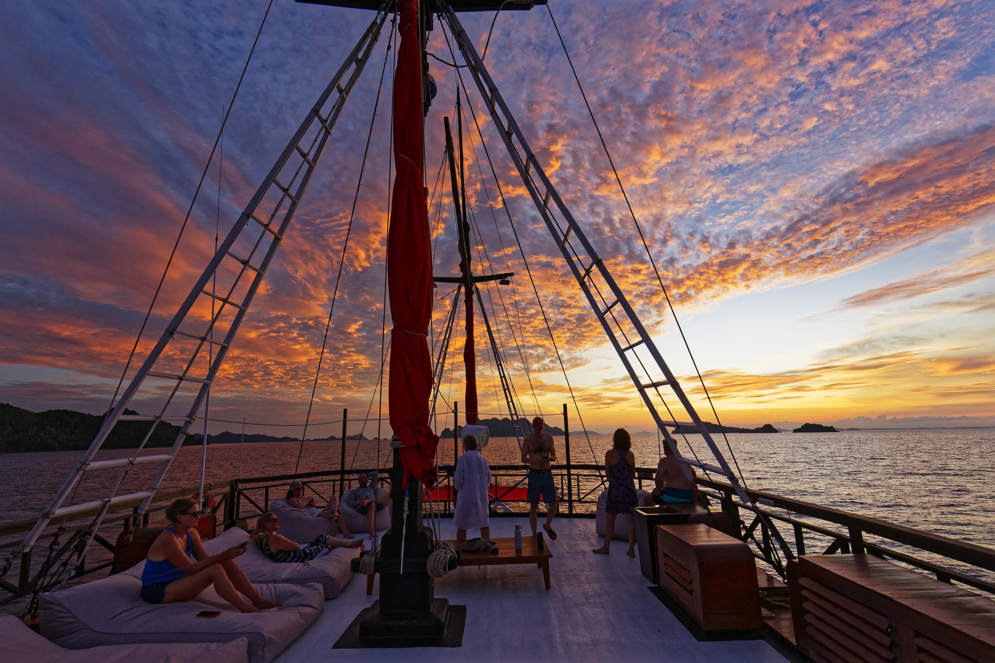 La Galigo Deck by Sunset