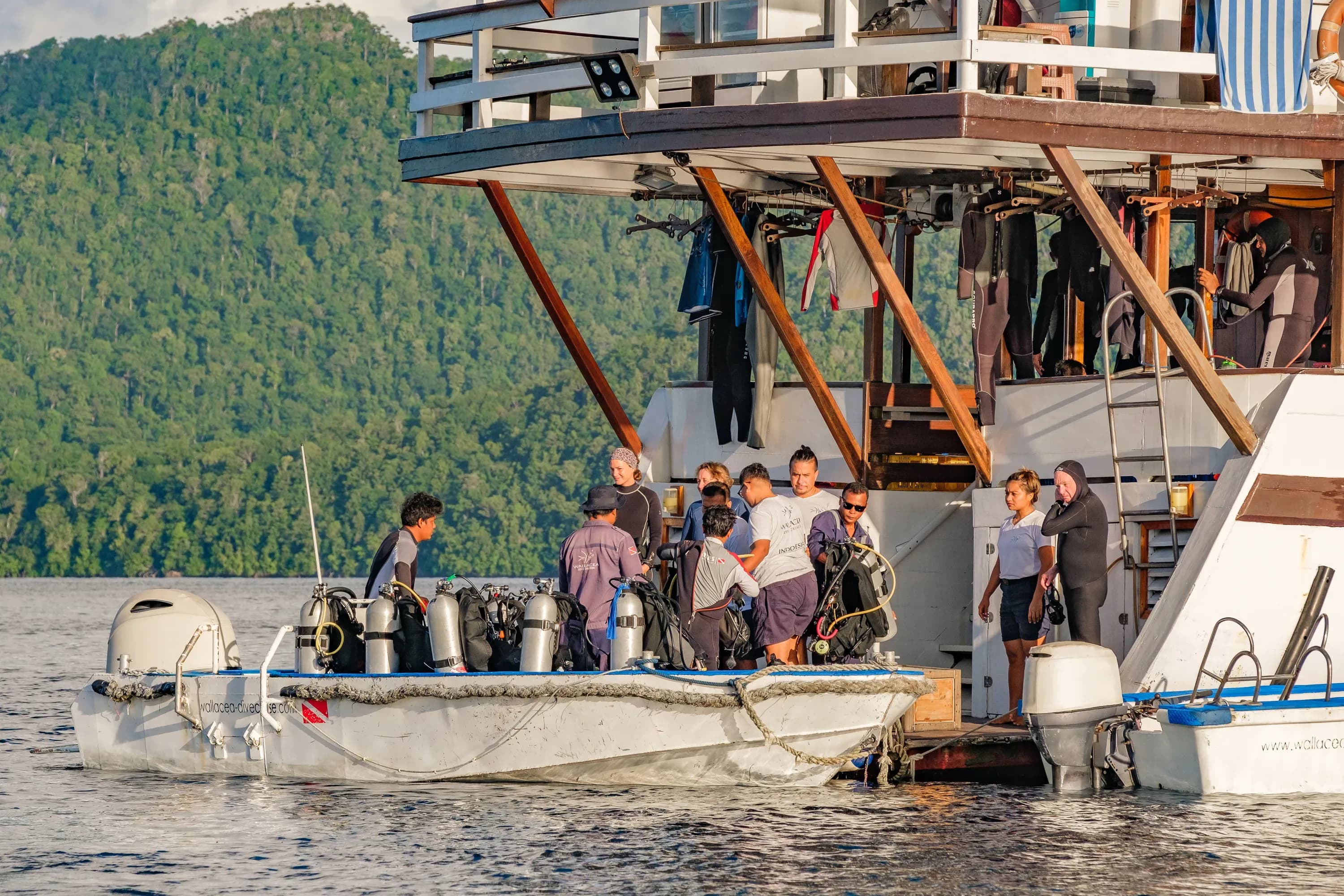 Ambai Back of Boat