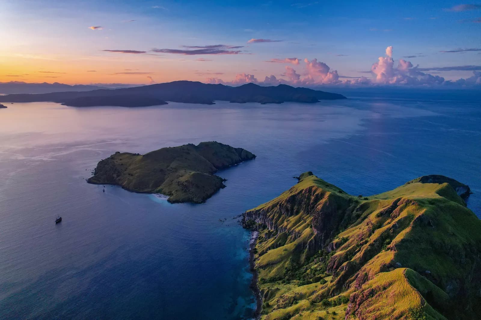 Komodo National Park aerial view