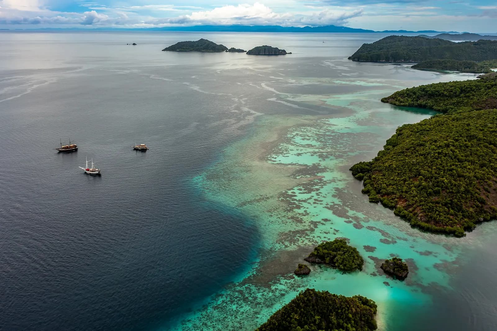Raja Ampat Aerial View